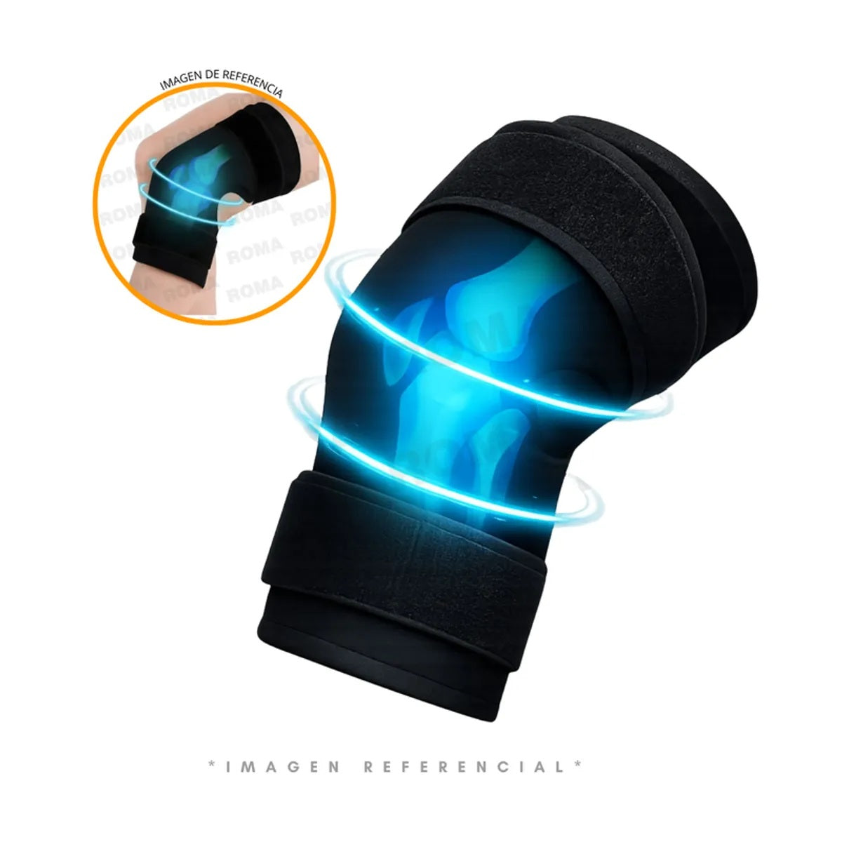 Rodillera de Compresión Térmica para Aliviar el Dolor de Rodilla